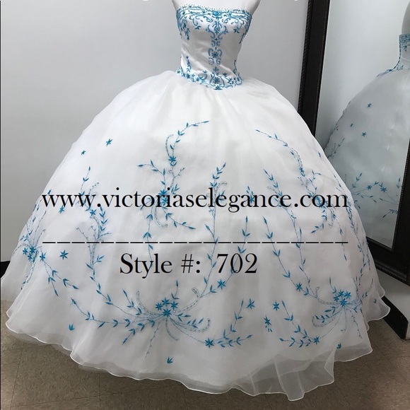 “One Of A Kind” Organza Embroidered Ball Gown - Picture 1 of 4